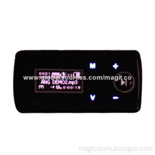 IPx8 Waterproof MP3 Player with FM Radio Tuner, Sized 61 x 29.5 x 13.5mm